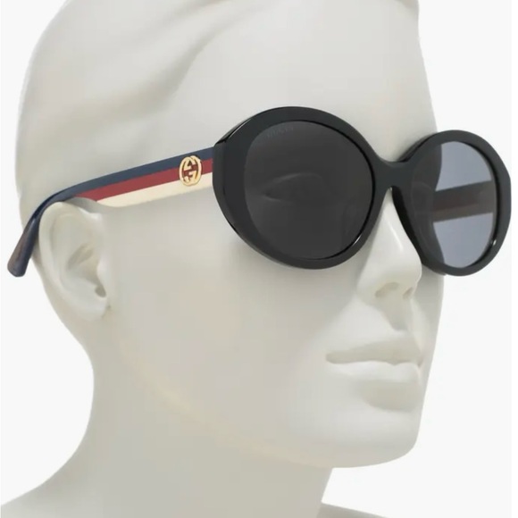 NWT Authentic GUCCI Full Inclusion  Sunglasses Oval Shape new with tags ATTACHED - Picture 10 of 16